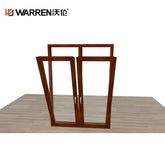 Warren 40x48 Window Tilt and turn windproof aluminium window horizontal tempered glass casement windows